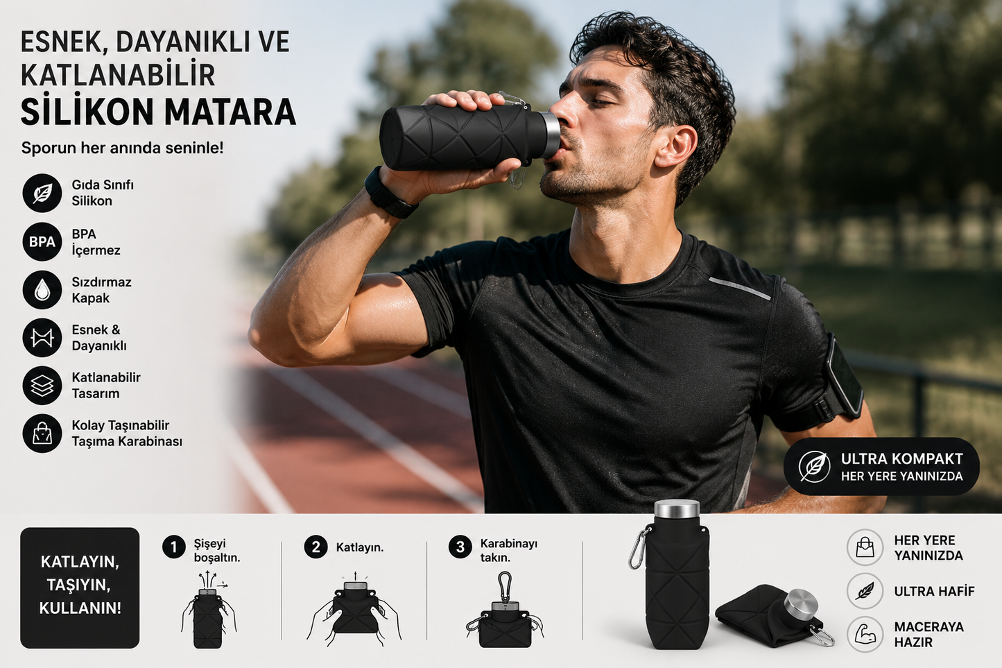 Şimdi Katlanabilir Silikon Mataraya Geçin!